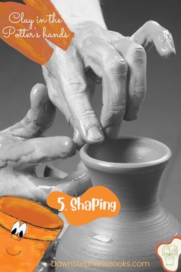 we are like clay when we let the potter shape us.