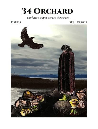 Cover Art for 34 Orchard Issue 5: Darker Beach: The Five of Cups – Annie Dunn Watson