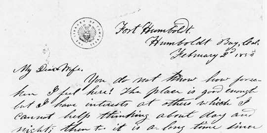 Handwritten letter from Grant to Julia, his wife.