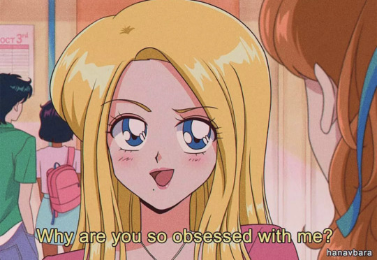 欢迎 🌚 — Mean girls as 90s anime Credits: hanavbara...