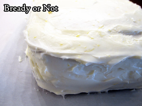 Bready or Not: Lemon Cake with Cream Cheese Frosting