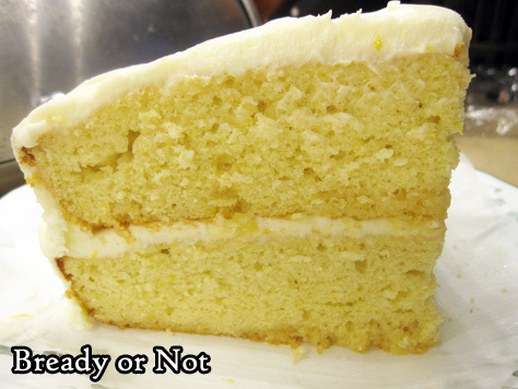 Bready or Not: Lemon Cake with Cream Cheese Frosting