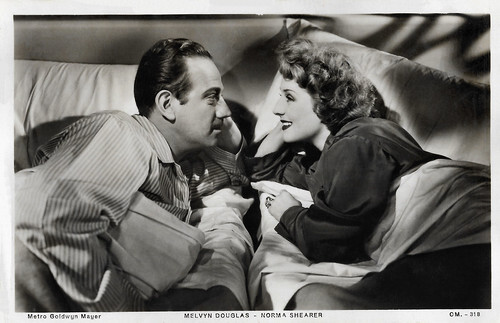 Melvyn Douglas and Norma Shearer, in We Were Dancing (1942)