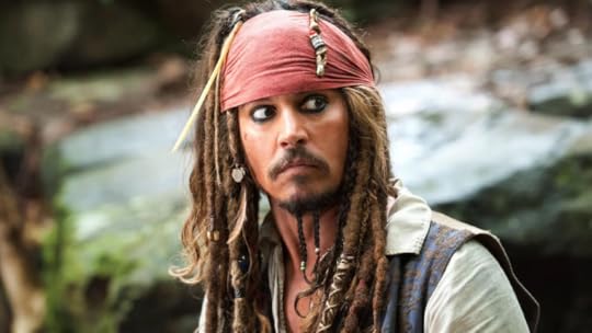 Pirates Of The Caribbean: Curse Of The Black Pearl (2003) kapten jack sparrow johny depp