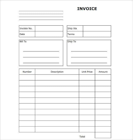 blank receipt template pdf cards design templates