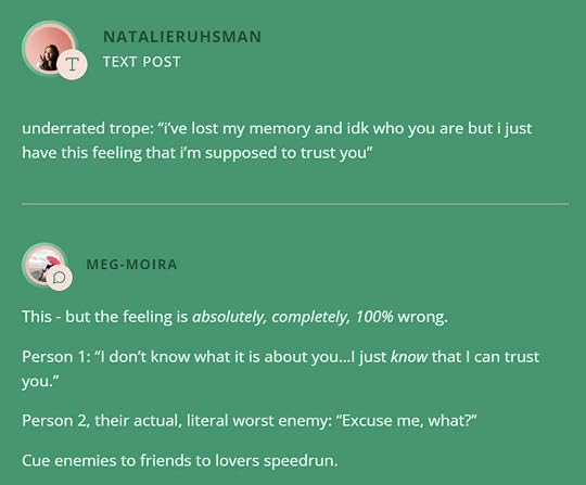 enemies to lovers speedrun