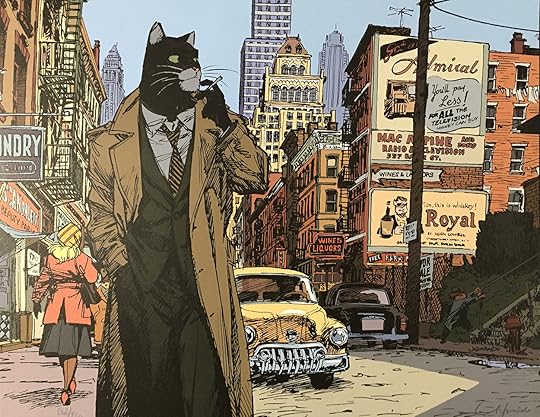 Blacksad, New York Detective by Juanjo Guarnido at the Illustration Art Gallery