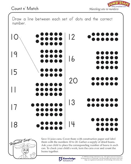 count n match view kindergarten math worksheets jumpstart
