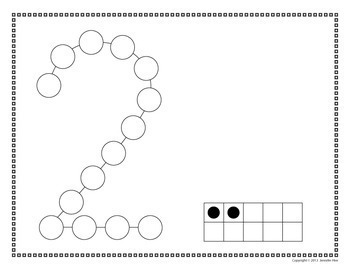 number activity 0 20 number dot worksheets tpt