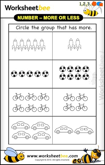 printable worksheet for kids circle the groups numbers