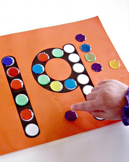 preschool dot counting cards stay at home educator