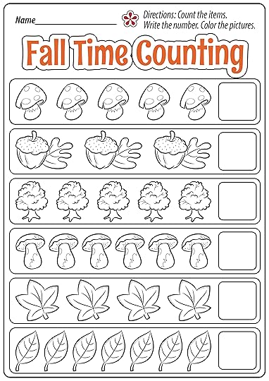 halloween math worksheets for preschool and kindergarten