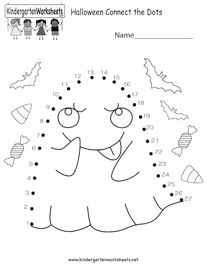 halloween connect the dots worksheet free kindergarten