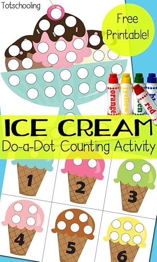 ice cream do a dot counting activity totschooling