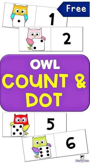 owl count and dot activity math activities preschool