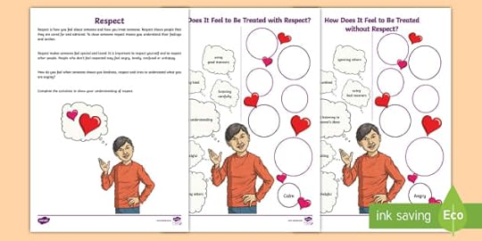 respect worksheet