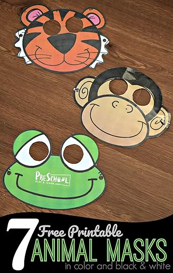free printable animal masks templates