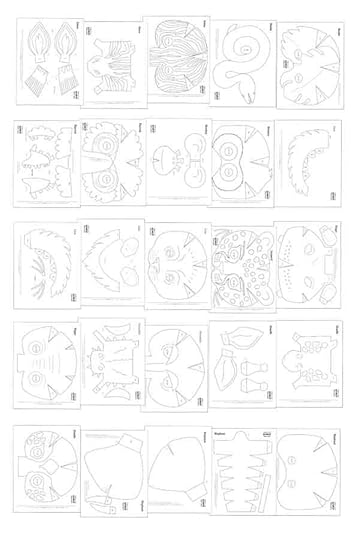 diy printable wild animal masks download mask templates