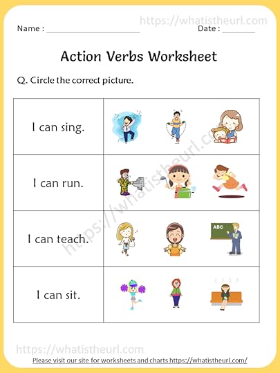action verbs worksheets for 1st grade your home teacher