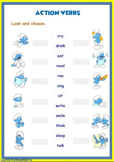 action verbs interactive and downloadable worksheet you