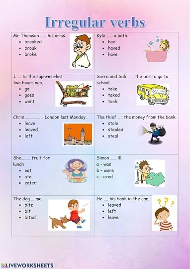 teacher anni past simple irregular verbs
