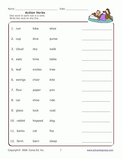 free printable verb worksheets for kindergarten lexias blog