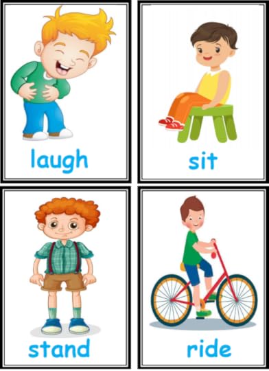 action verbs list with pictures for kids ielts toefl