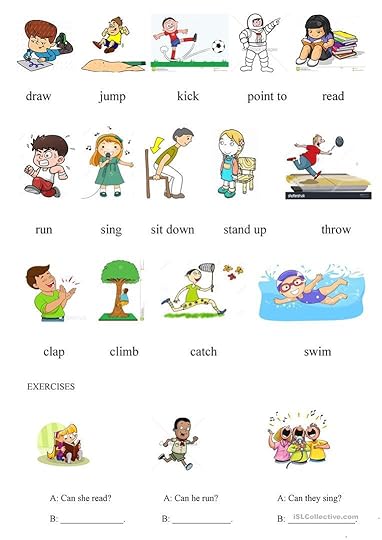 action verbs 1 english esl worksheets for distance