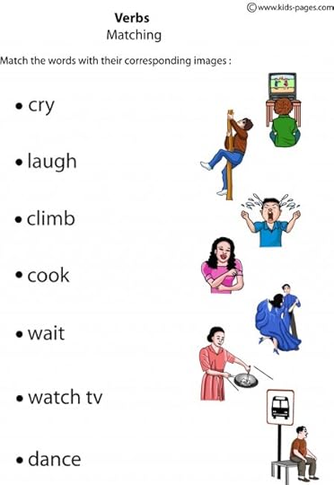 verbs matching 2 worksheet