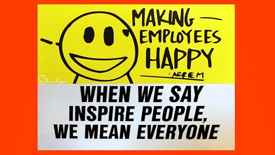 wall art making employees happy managers inspire everyone