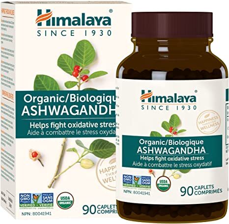 Himalaya Organic Ashwagandha, Stress Relief, Energy USDA Certified Organic, Non-GMO
