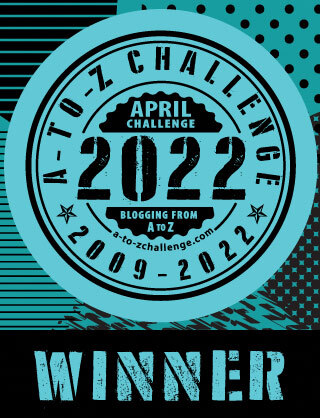 A-Z Challenge 2022 Winner's Badge