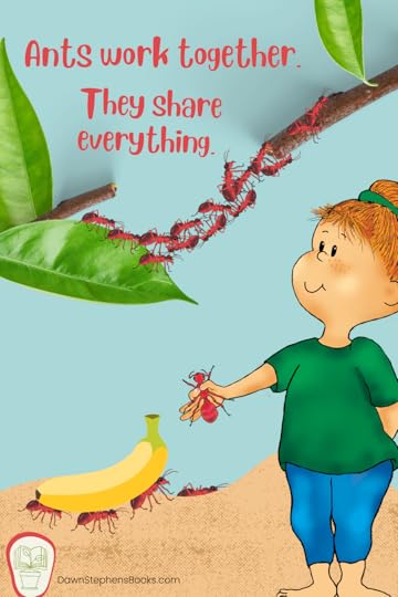 Ant facts they work together and share everything