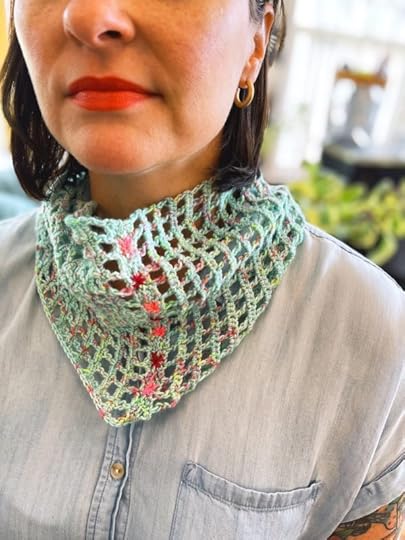 Pendant Crochet Kerchief by Vickie Howell for YarnYAY!