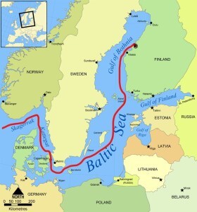 Expected route to Jacobstadt, Finland. (Map from Wikimedia Commons)