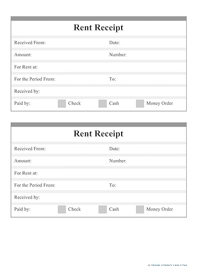 rent receipt template download printable pdf templateroller