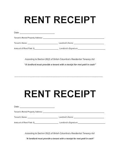 49 printable rent receipts free templates templatelab