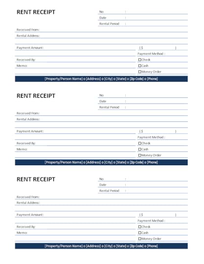 rent receipt template templates at allbusinesstemplates com