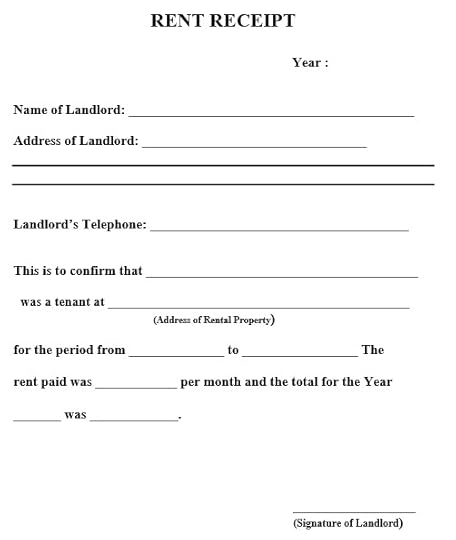 30 free printable rent receipt templates word excel best collections