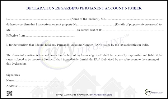 free rent receipt generator online house rent receipt generator with myitronline