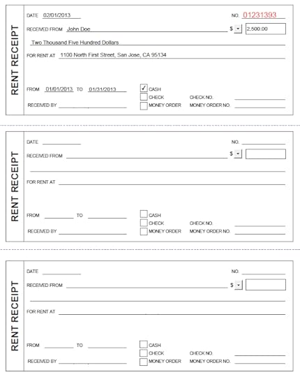 printable rent receipts free download