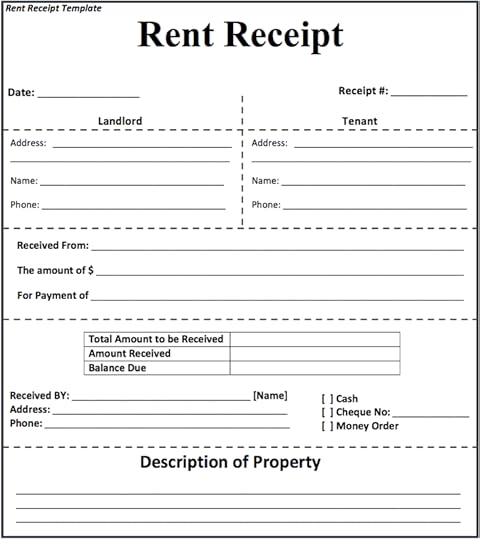 evidence property receipt
