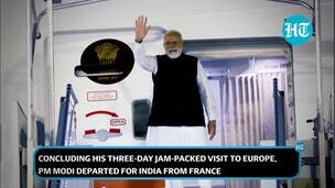 PM Modi concludes 3-day Europe tour; thanks Macron for ‘warm hospitality’ in France | Highlights