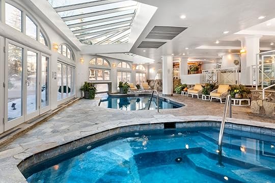 Indoor swimming pools at the spa at the Sonnenalp Vail