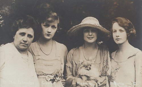 Constance Talmadge, Norma Talmadge, Natalie Talmadge and Mrs. Talmadge