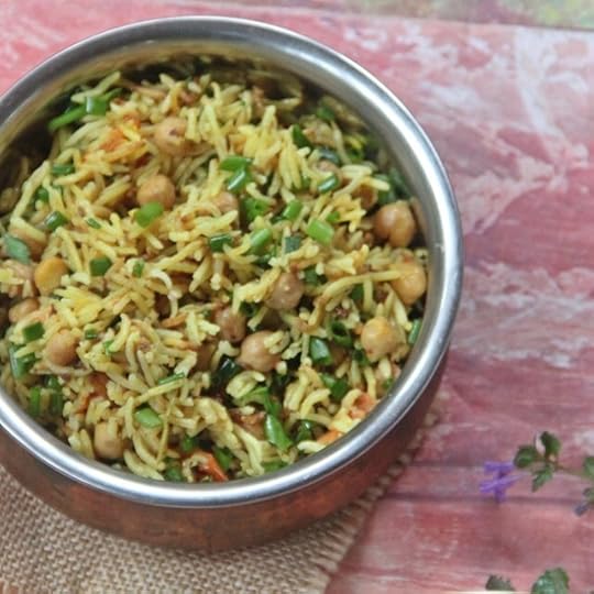 Herbed Chickpea Biryani