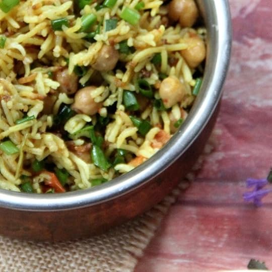 Herbed Chickpea Biryani