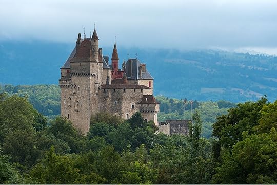 cycling in france lake annecy castle