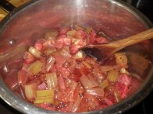 stewed rhubarb