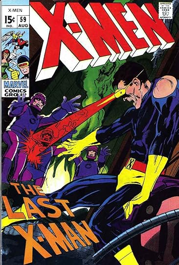 X-men #59 - Neal Adams art & cover - Pencil Ink
